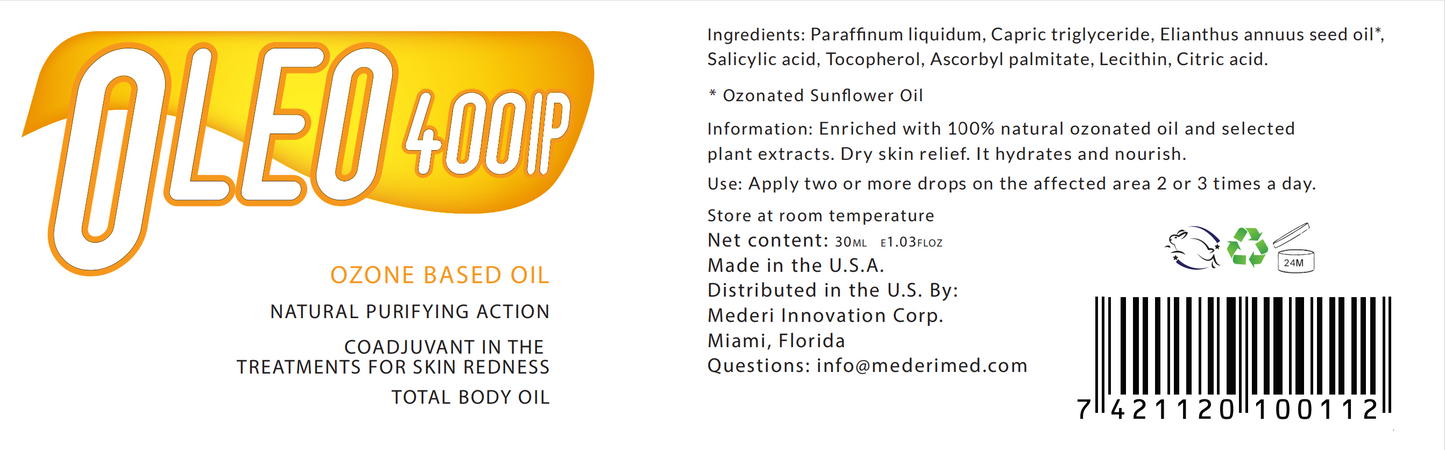 Oleo 400 - Ozonated Oil (30 ml)